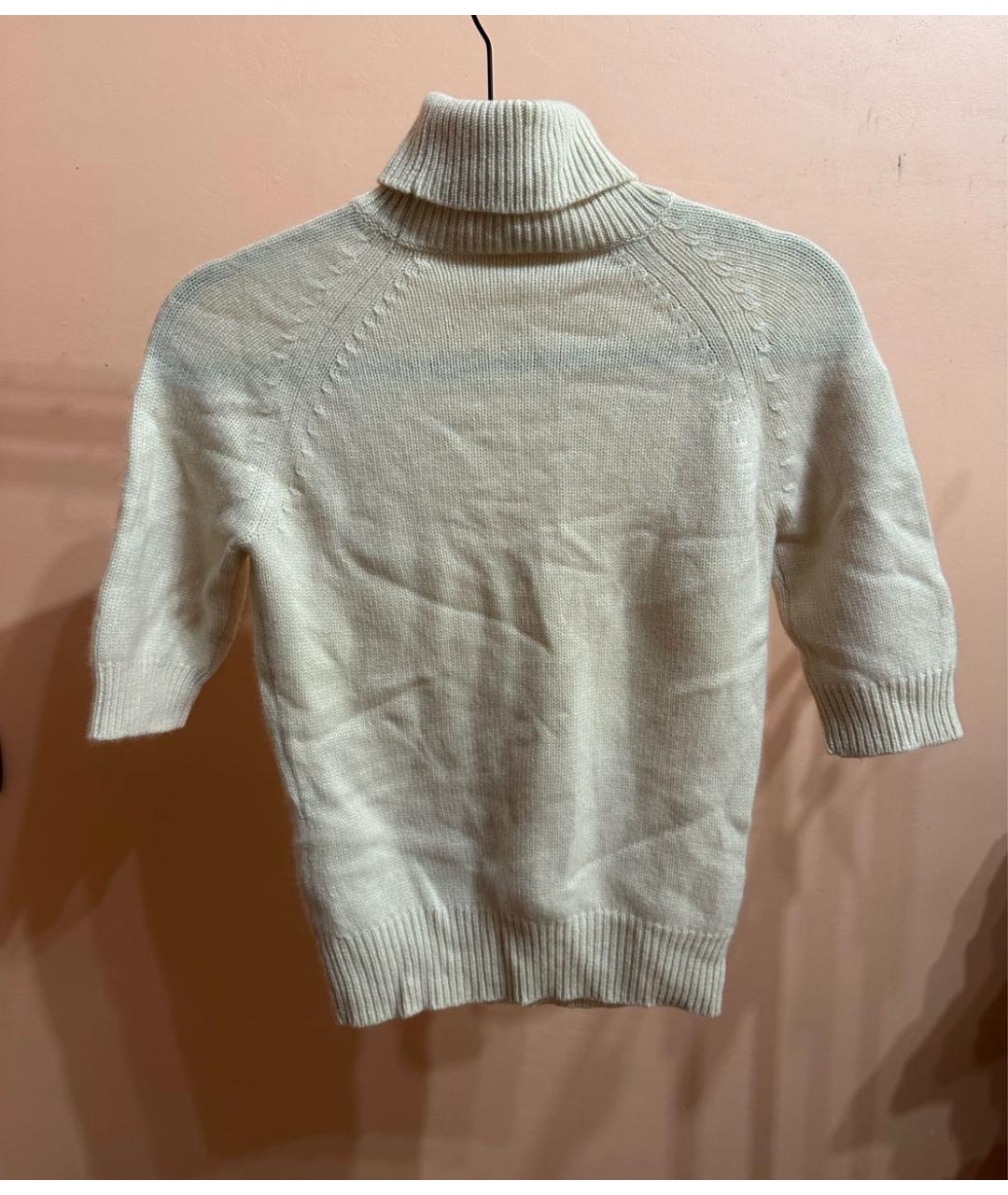 CELINE PRE-OWNED Бежевый кашемировый джемпер / свитер, фото 2