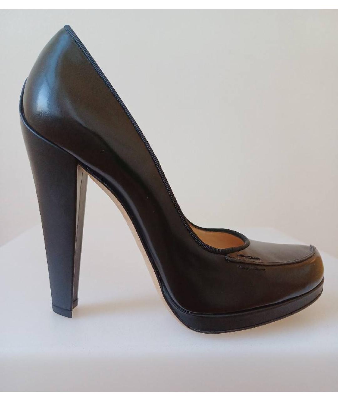 BALLY Черные туфли из лакированной кожи, фото 7