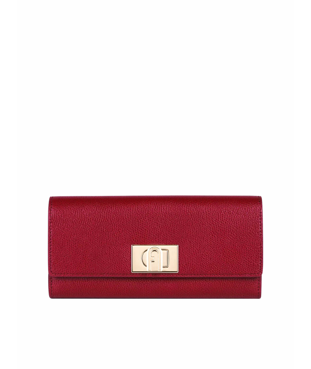 FURLA Бордовый кожаный кошелек, фото 1
