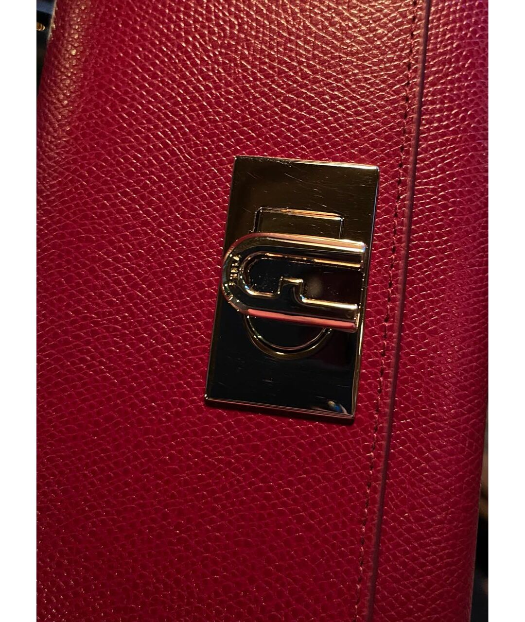 FURLA Бордовый кожаный кошелек, фото 7