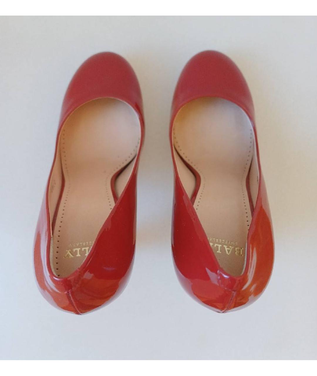 BALLY Красные туфли из лакированной кожи, фото 3