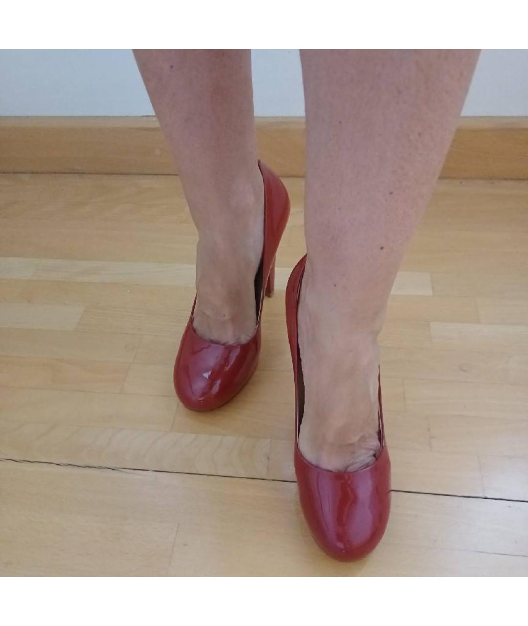 BALLY Красные туфли из лакированной кожи, фото 8