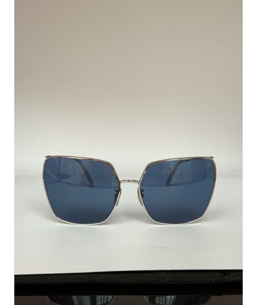 CELINE PRE-OWNED Голубые пластиковые солнцезащитные очки, фото 7