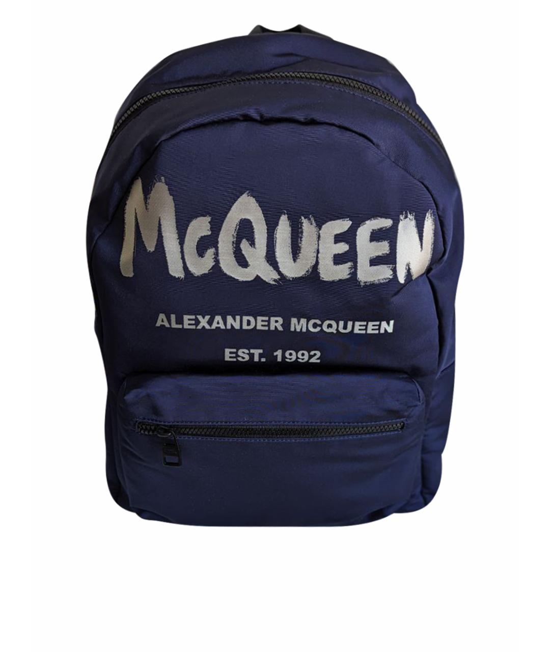 ALEXANDER MCQUEEN Синий рюкзак, фото 1