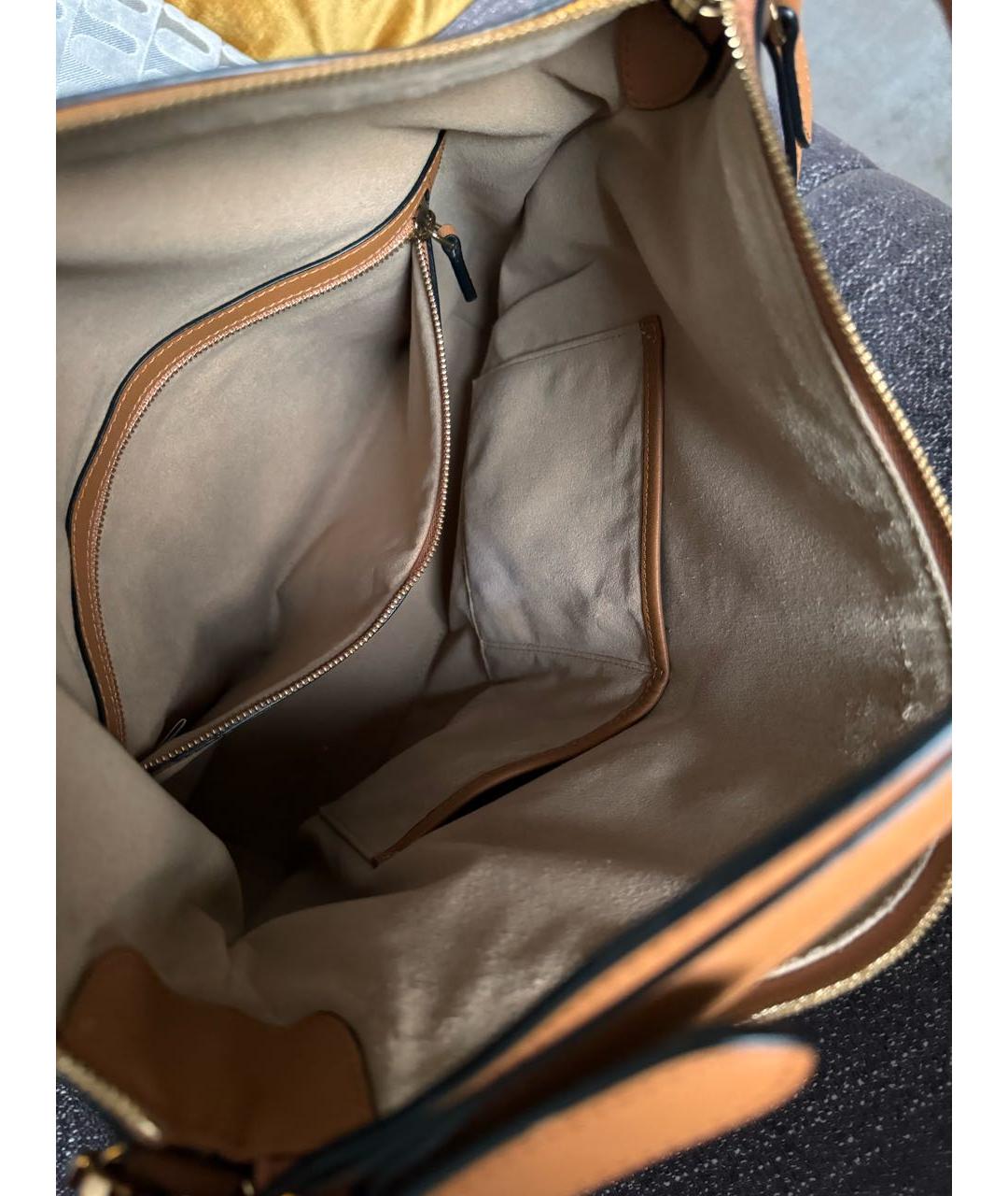 MCM Оранжевая кожаная сумка через плечо, фото 4