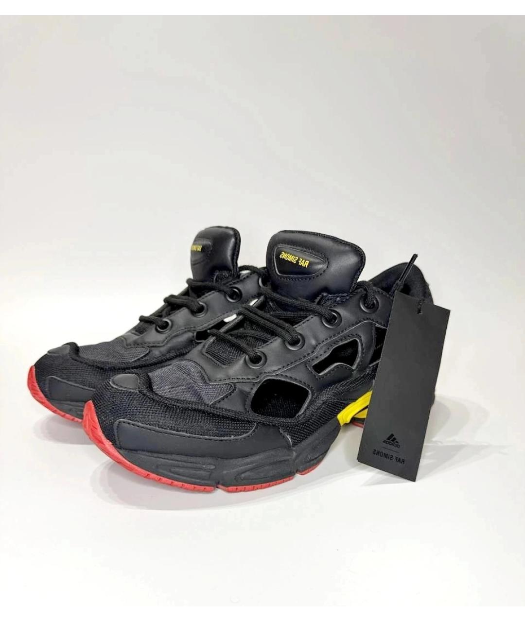 ADIDAS X RAF SIMONS Черные низкие кроссовки / кеды, фото 8
