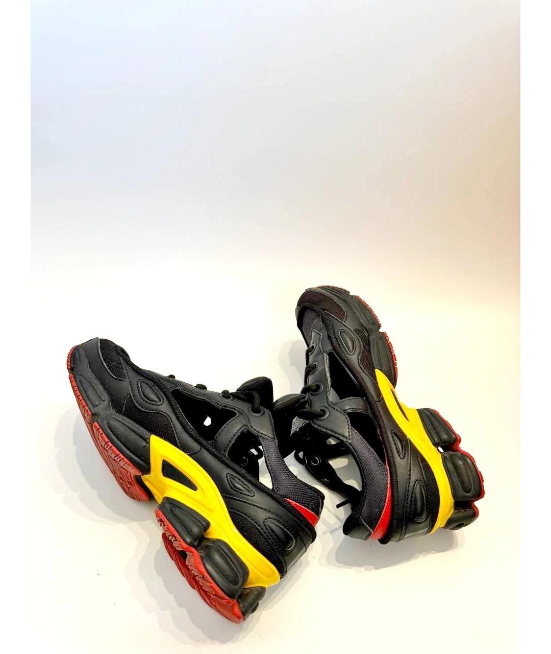 ADIDAS X RAF SIMONS Черные низкие кроссовки / кеды, фото 4
