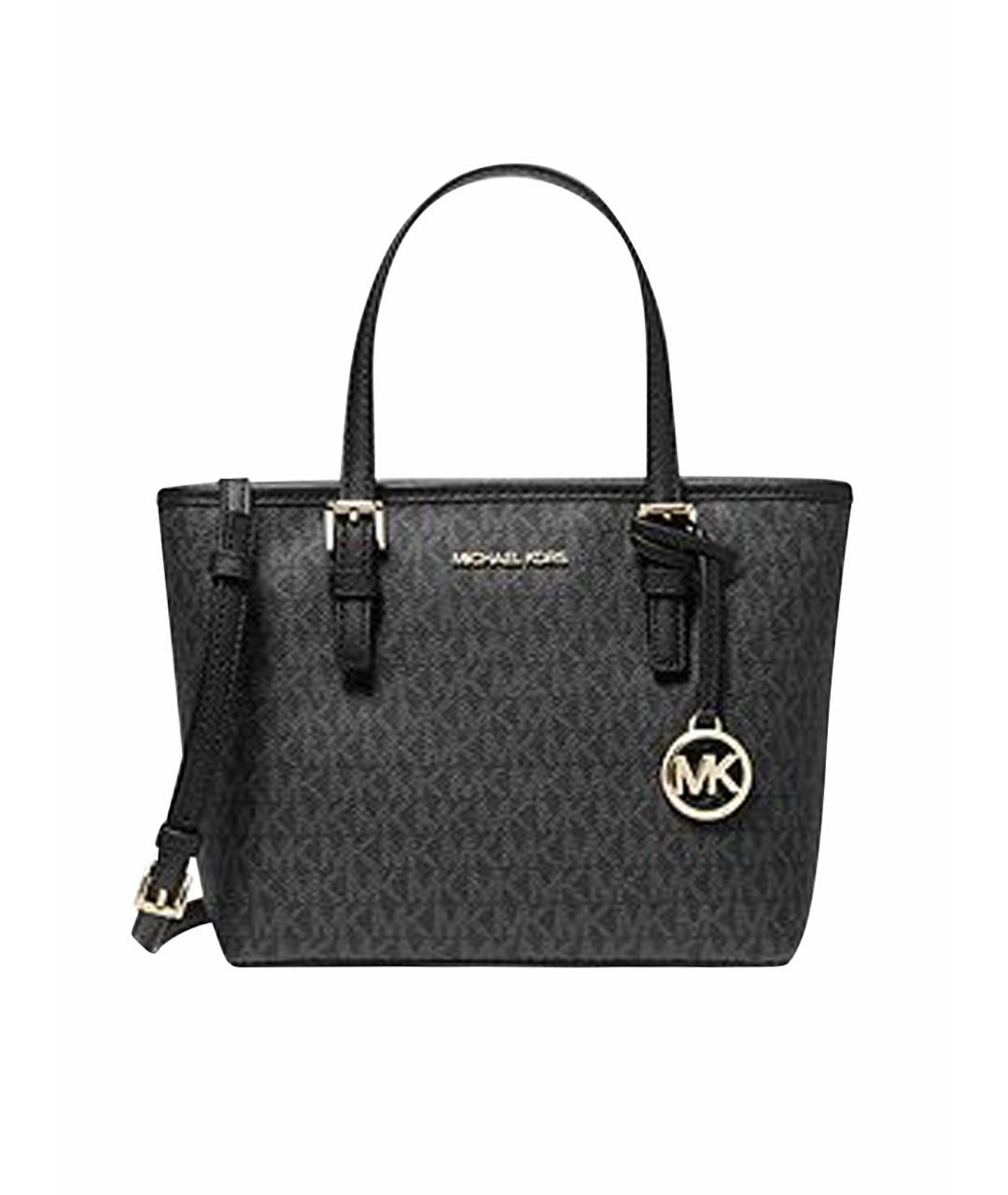 MICHAEL KORS Черная сумка тоут, фото 7