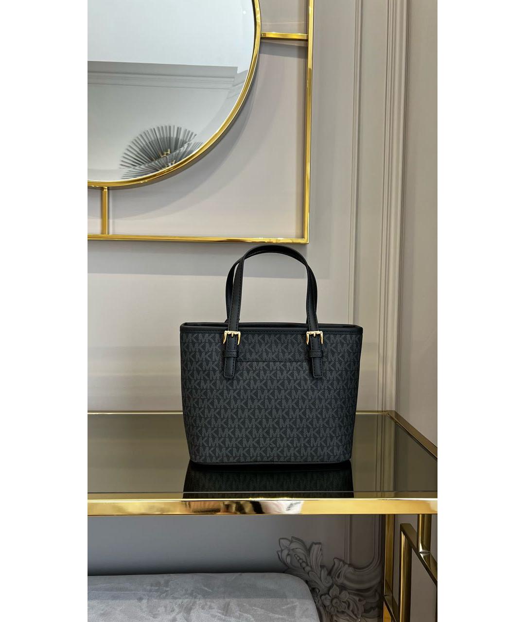 MICHAEL KORS Черная сумка тоут, фото 5
