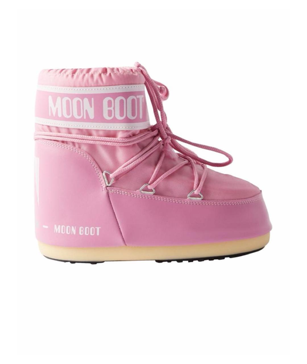 MOON BOOT Розовые ботинки, фото 1