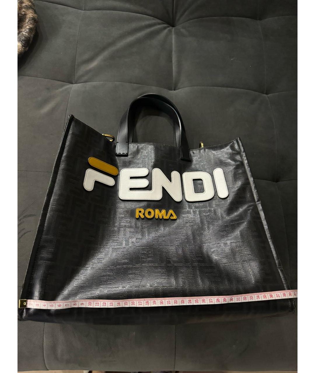 FENDI Черная сумка тоут, фото 2