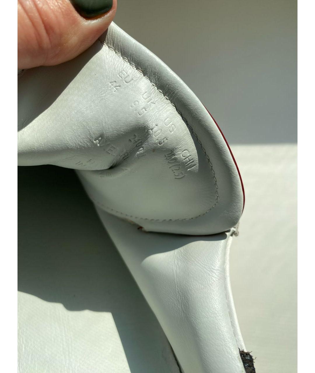 AXEL ARIGATO Белые кожаные низкие кроссовки / кеды, фото 8