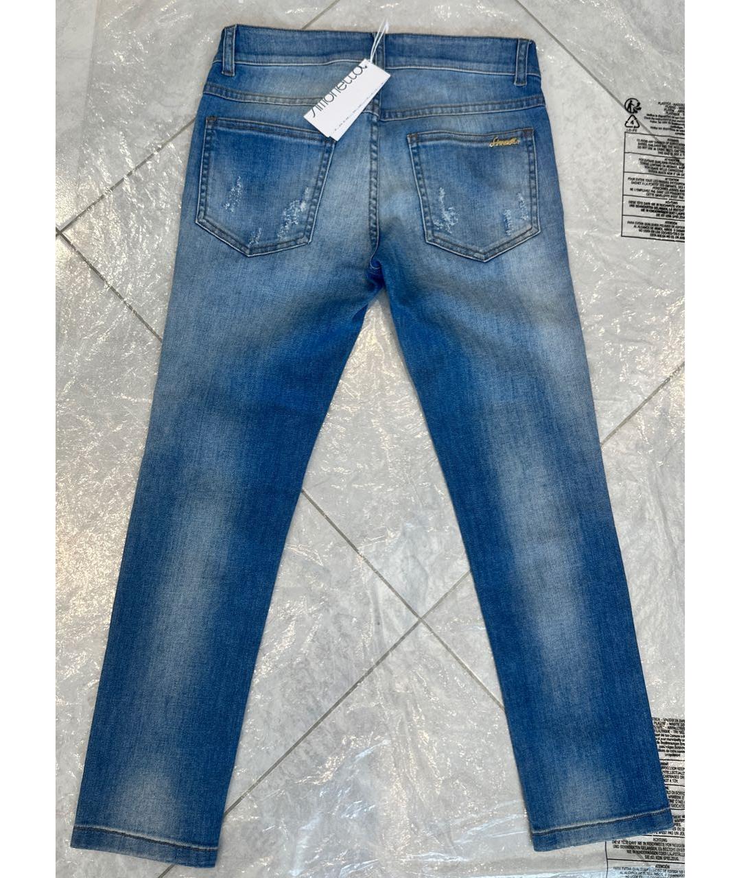 SIMONETTA Синие деним детские джинсы, фото 2