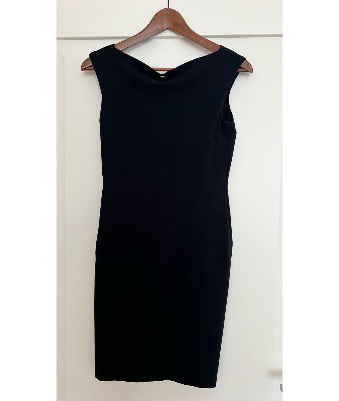 VERSACE COLLECTION Черное вискозное вечернее платье, фото 2