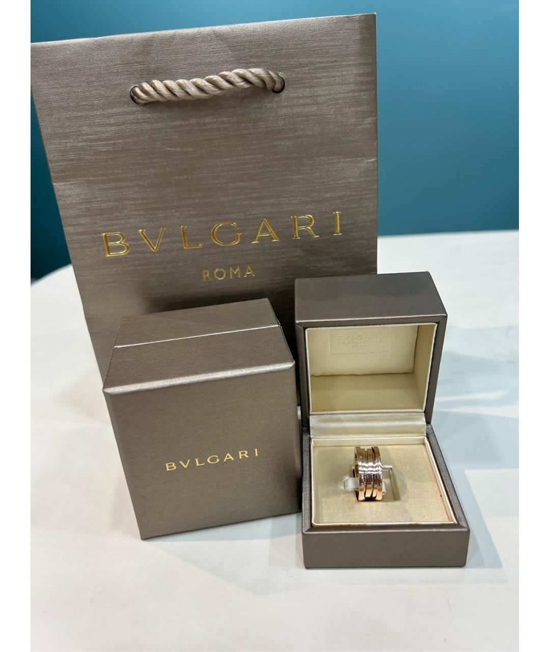 BVLGARI Золотое кольцо из розового золота, фото 2