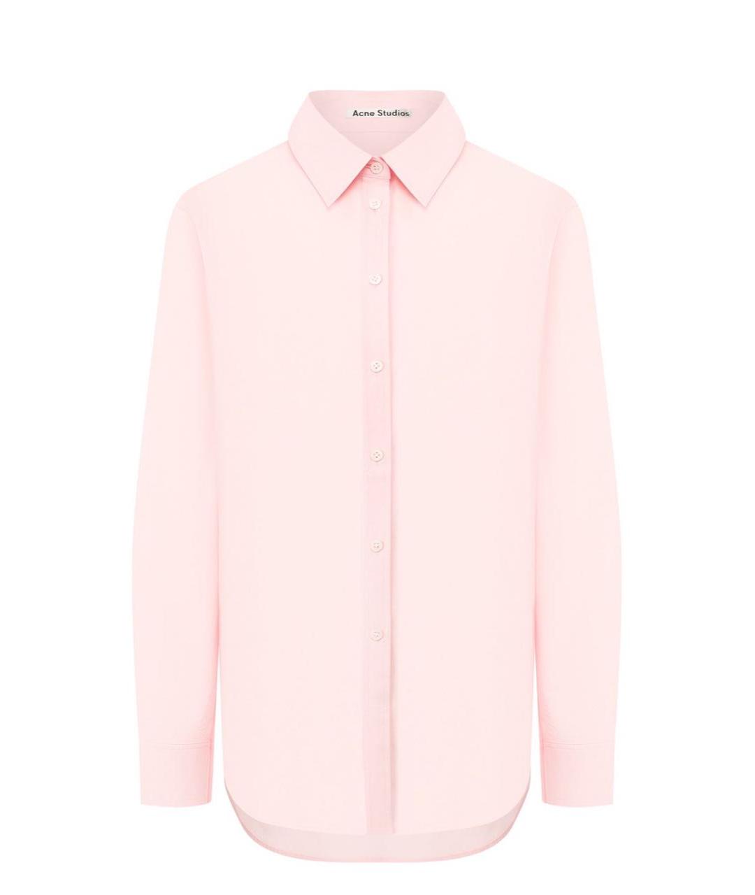 ACNE STUDIOS Розовая хлопковая рубашка, фото 1