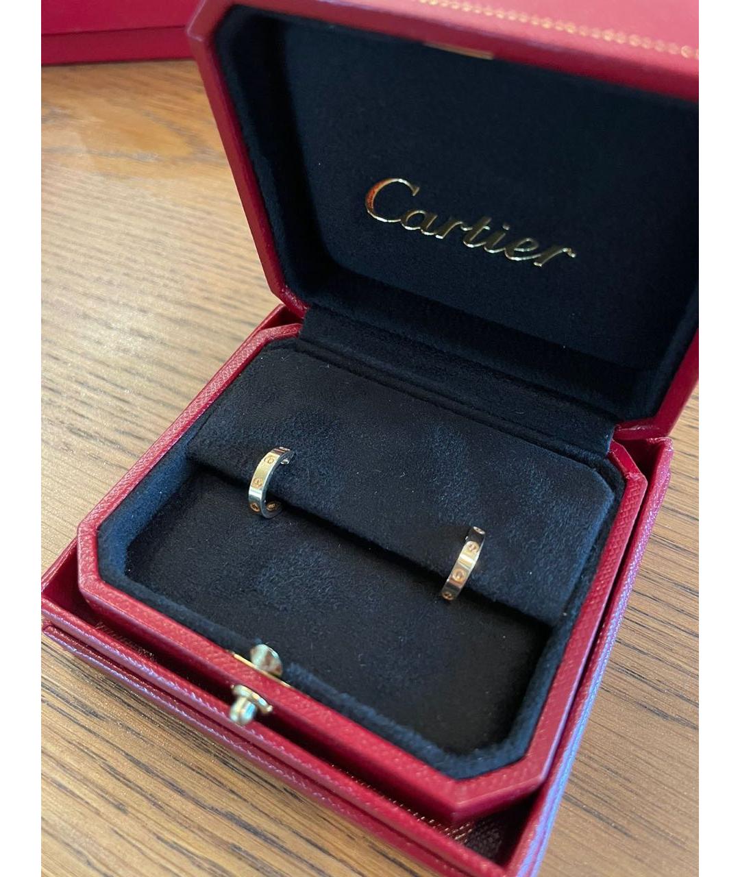 CARTIER Золотые серьги из желтого золота, фото 5