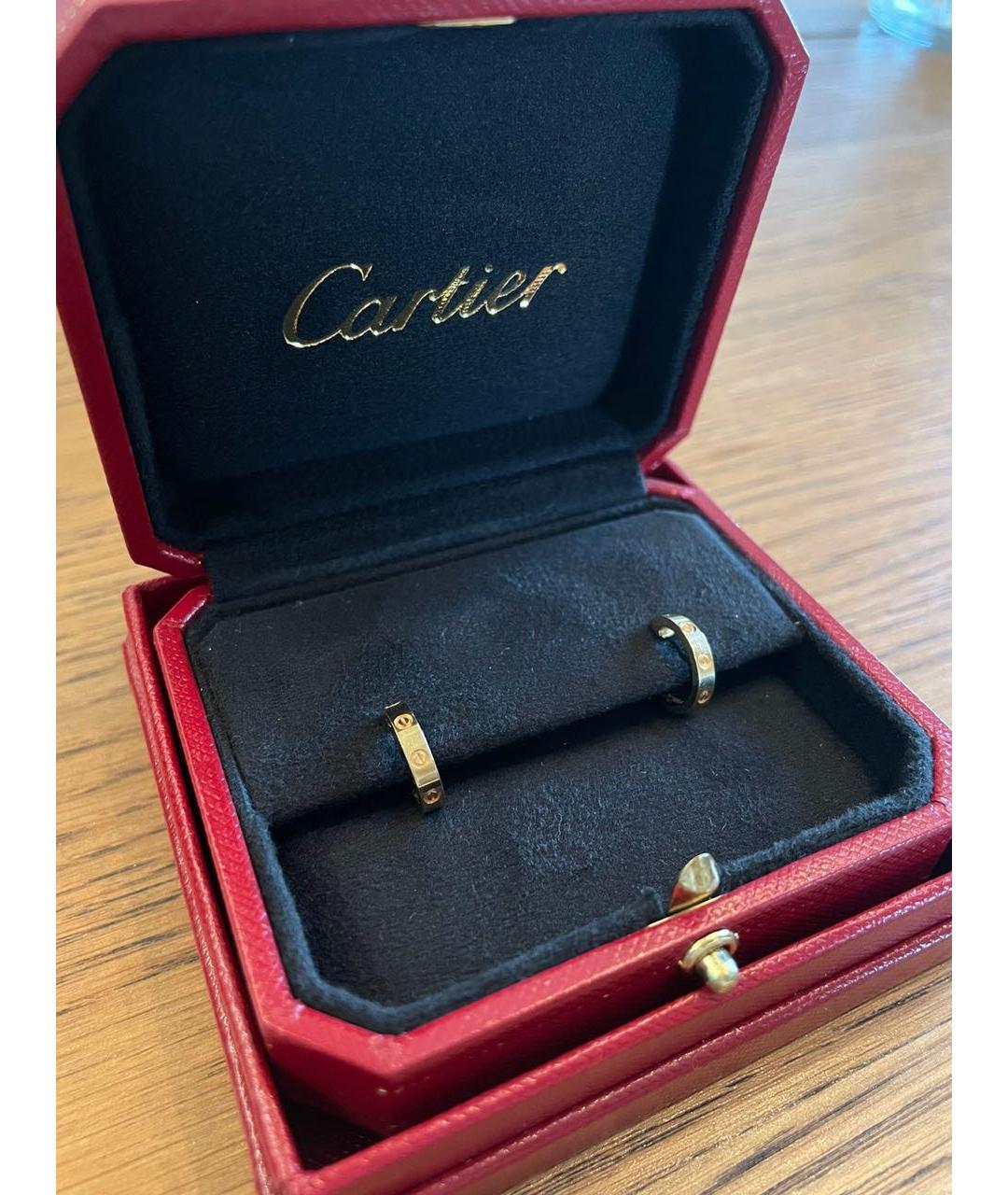 CARTIER Золотые серьги из желтого золота, фото 3