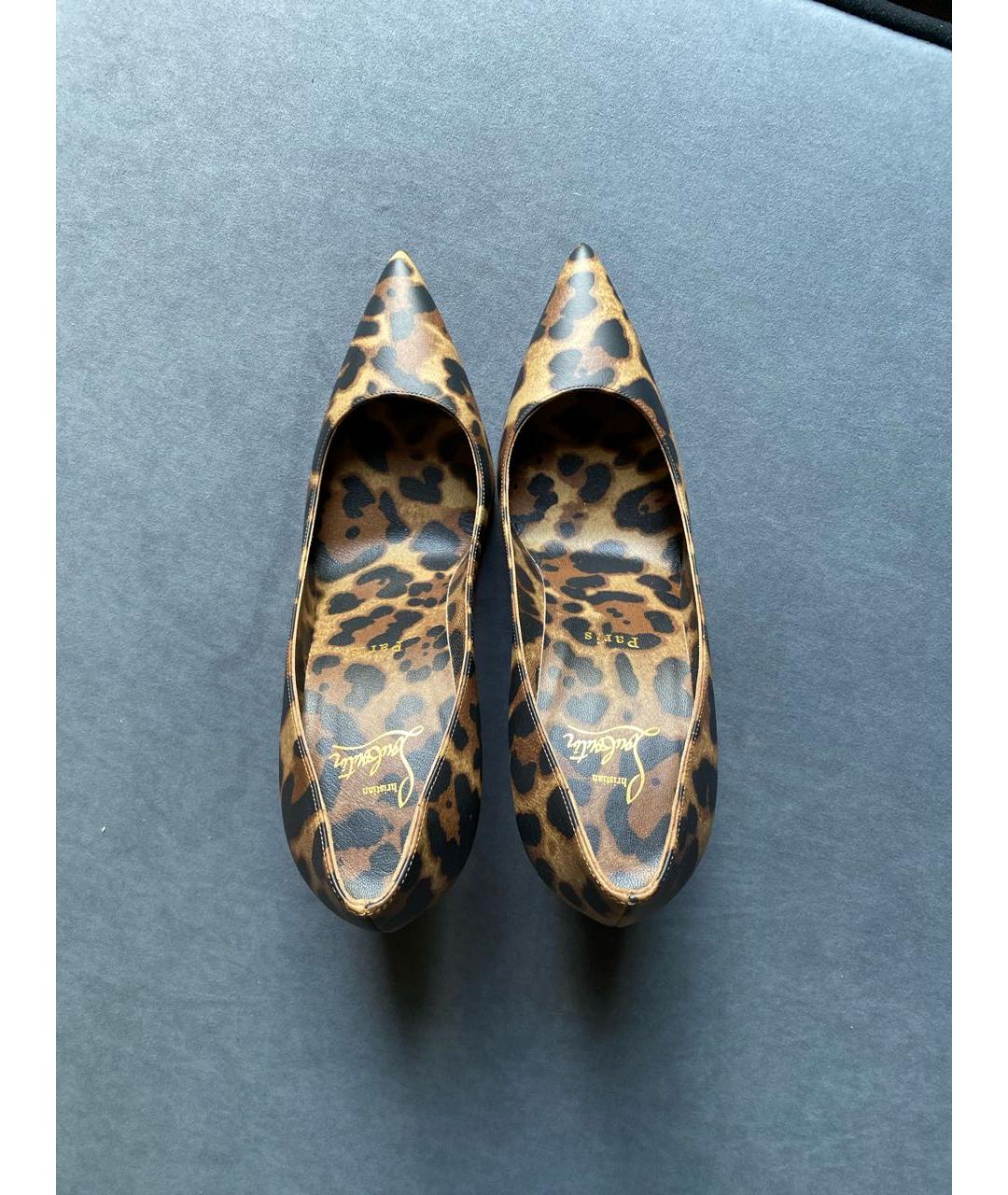 CHRISTIAN LOUBOUTIN Мульти кожаные туфли, фото 3