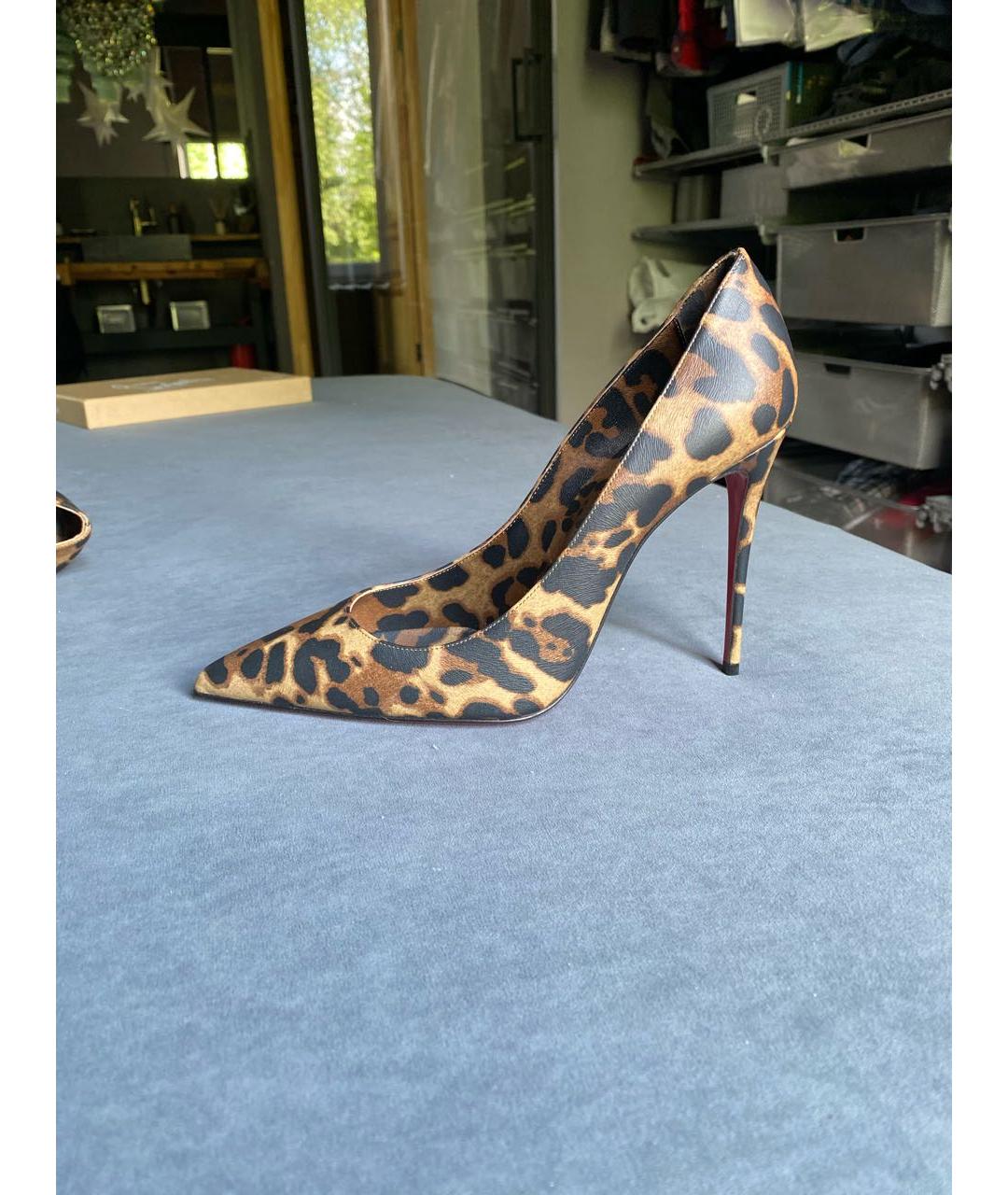 CHRISTIAN LOUBOUTIN Мульти кожаные туфли, фото 6