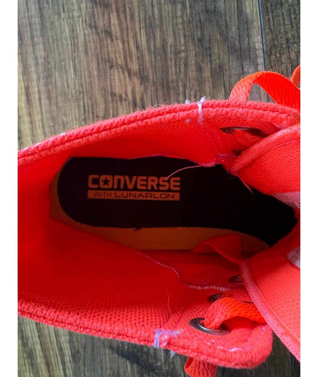 CONVERSE Оранжевое синтетические кеды, фото 7