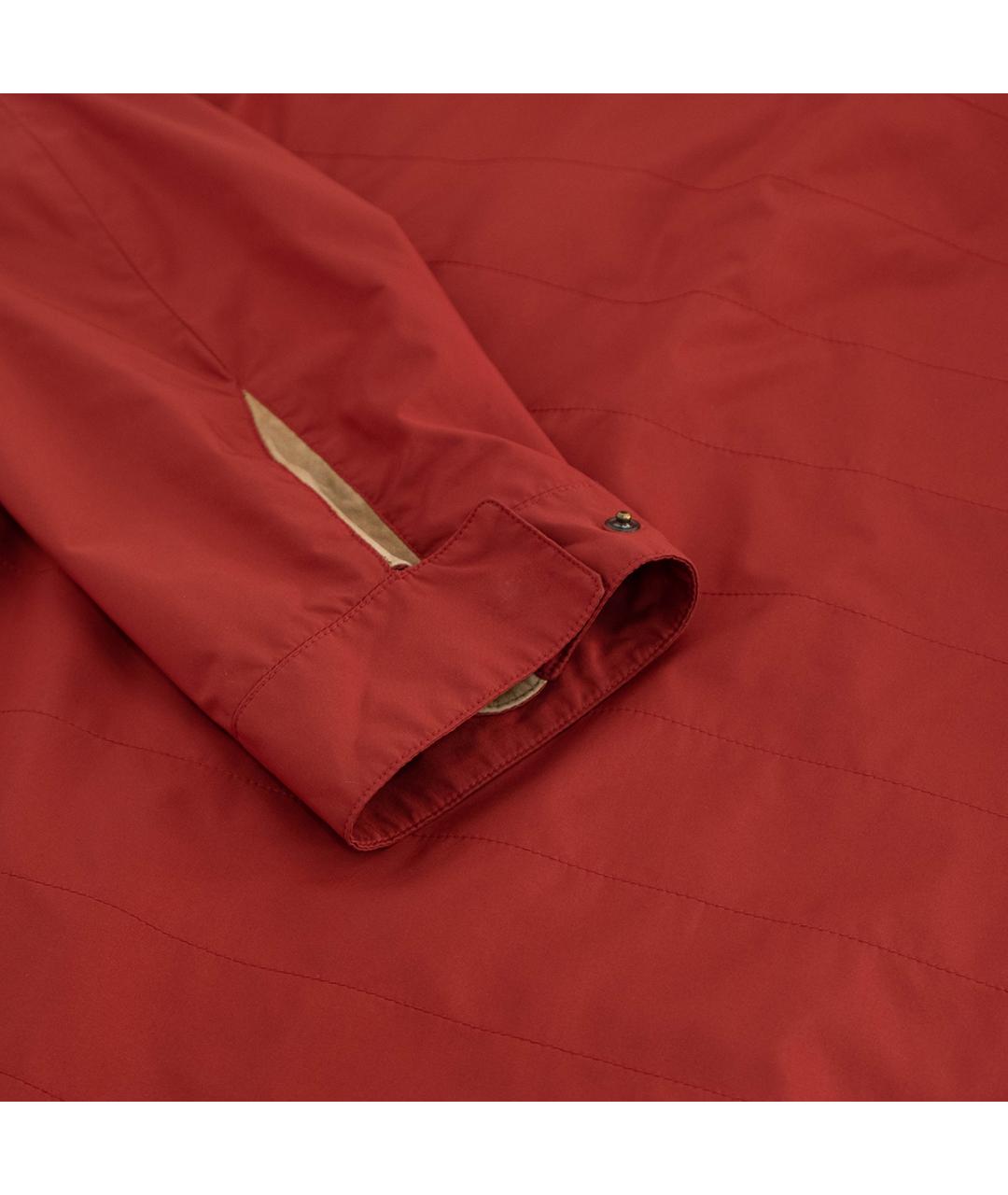 LORO PIANA Бордовая полиэстеровая куртка, фото 5