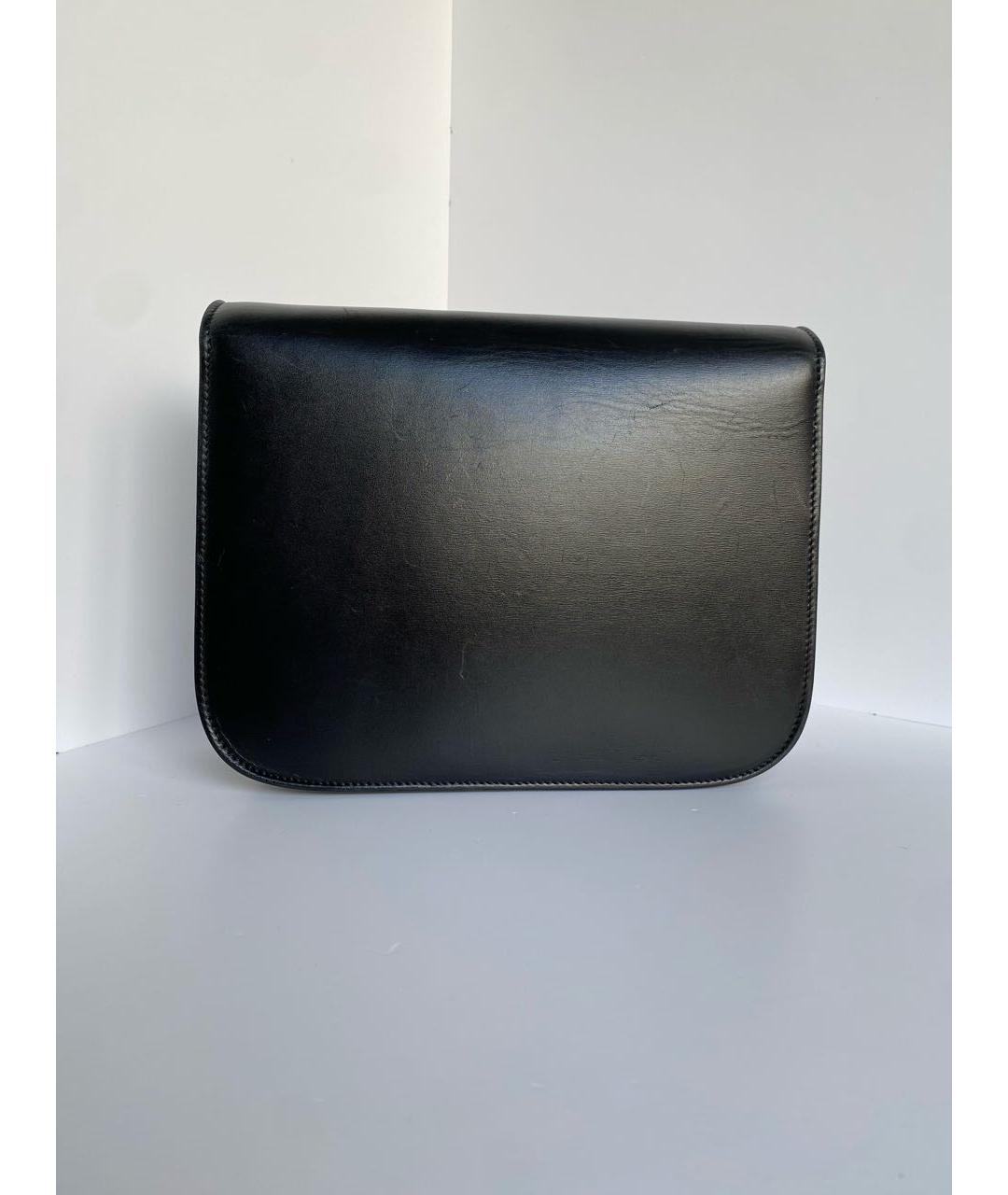 CELINE Черная кожаная сумка через плечо, фото 3