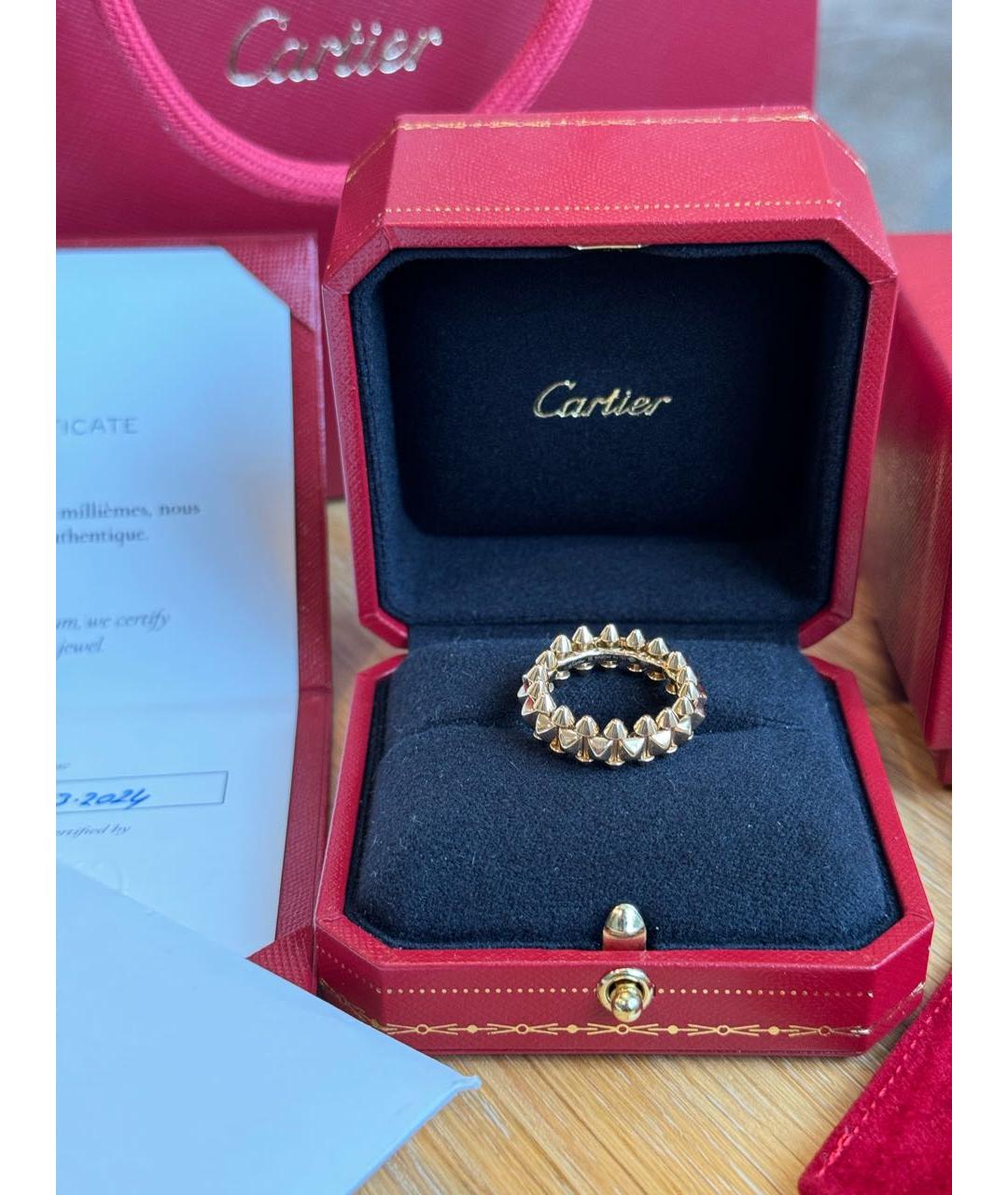 CARTIER Кольцо из розового золота, фото 4