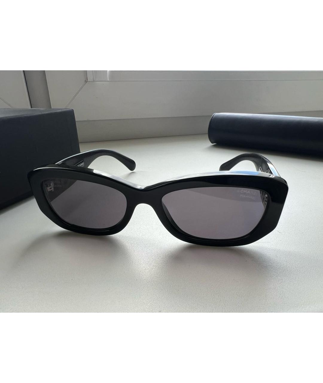 CHANEL Черные солнцезащитные очки, фото 6