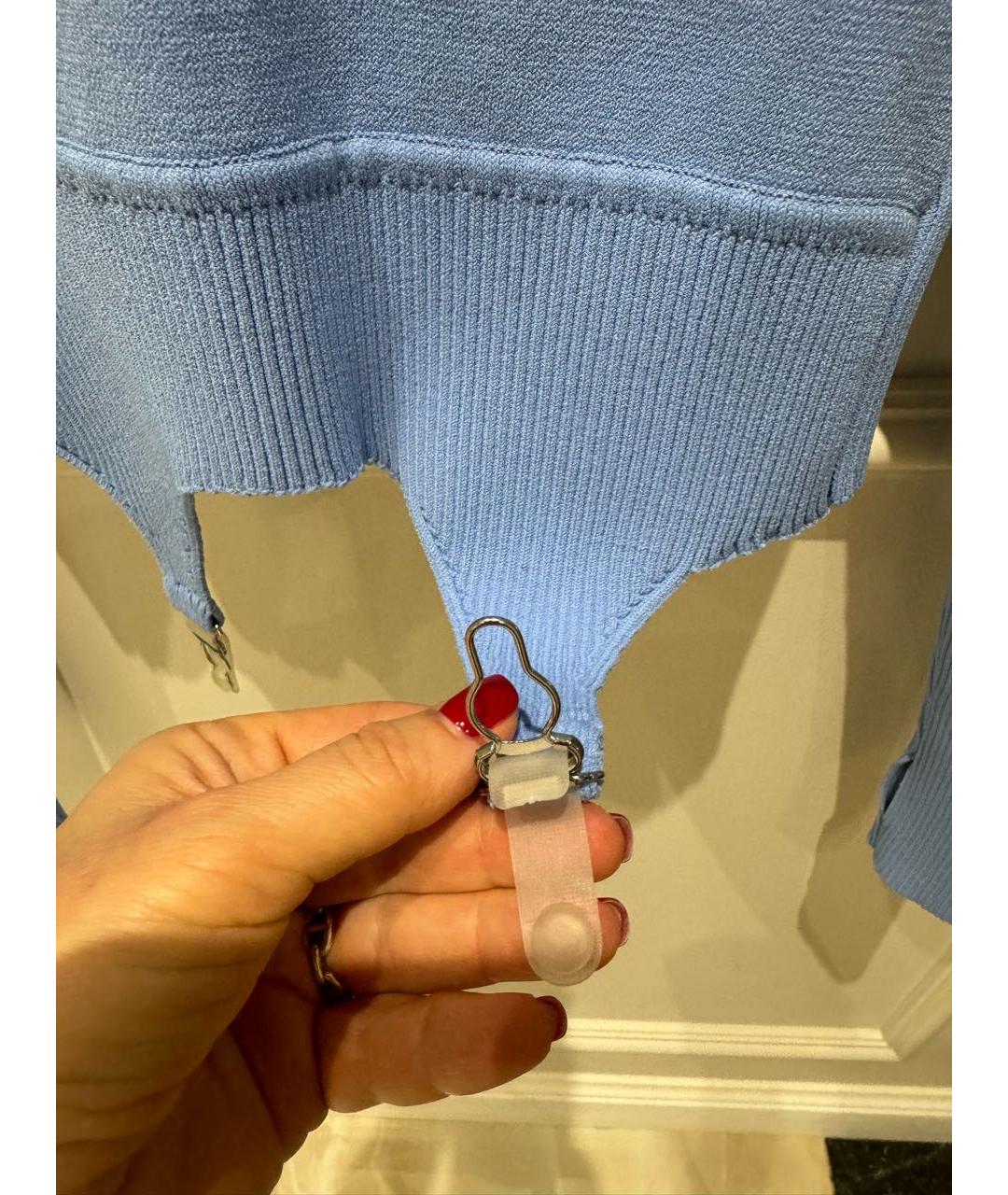 BOHEMIQUE Голубой вискозный джемпер / свитер, фото 4