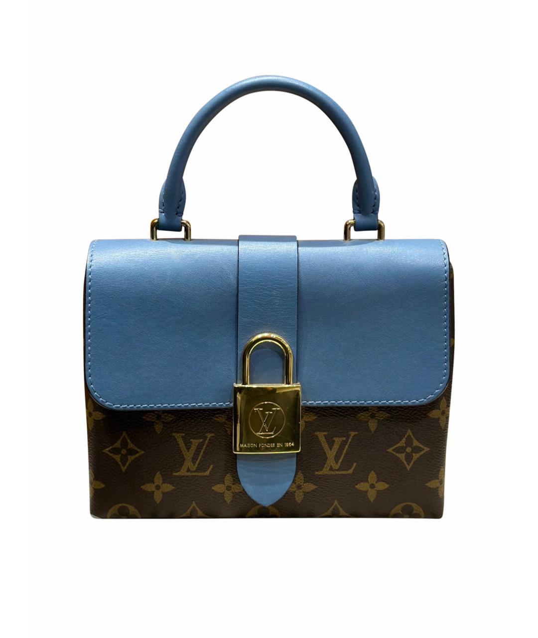 LOUIS VUITTON Голубая сумка через плечо из искусственной кожи, фото 1