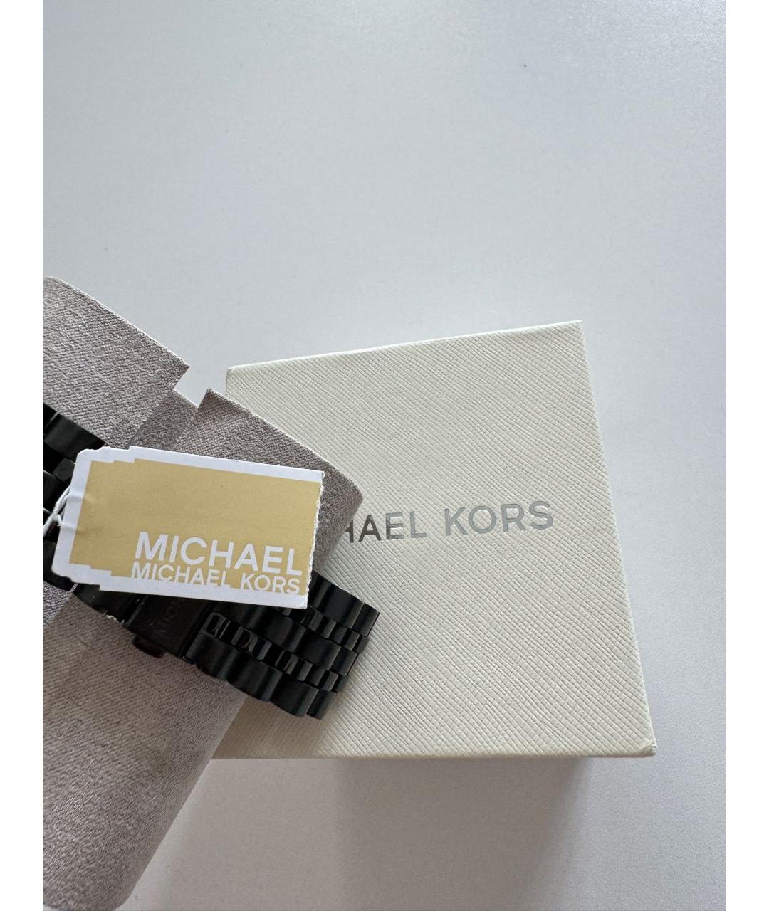 MICHAEL KORS Черные стальные часы, фото 4