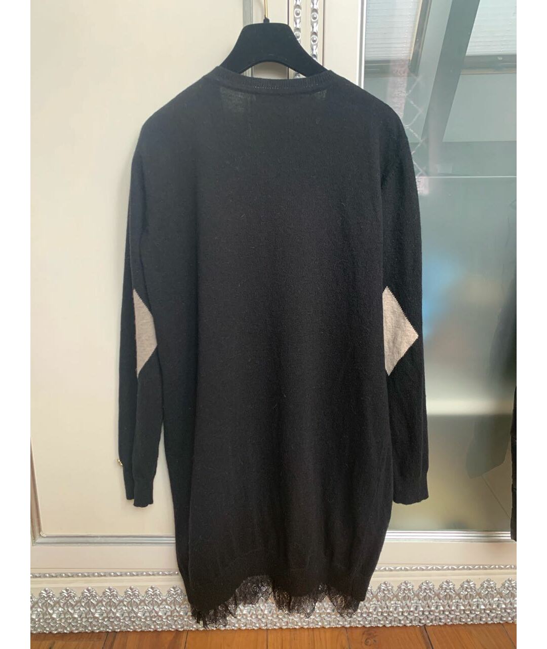 TWIN-SET Черный шерстяной джемпер / свитер, фото 2