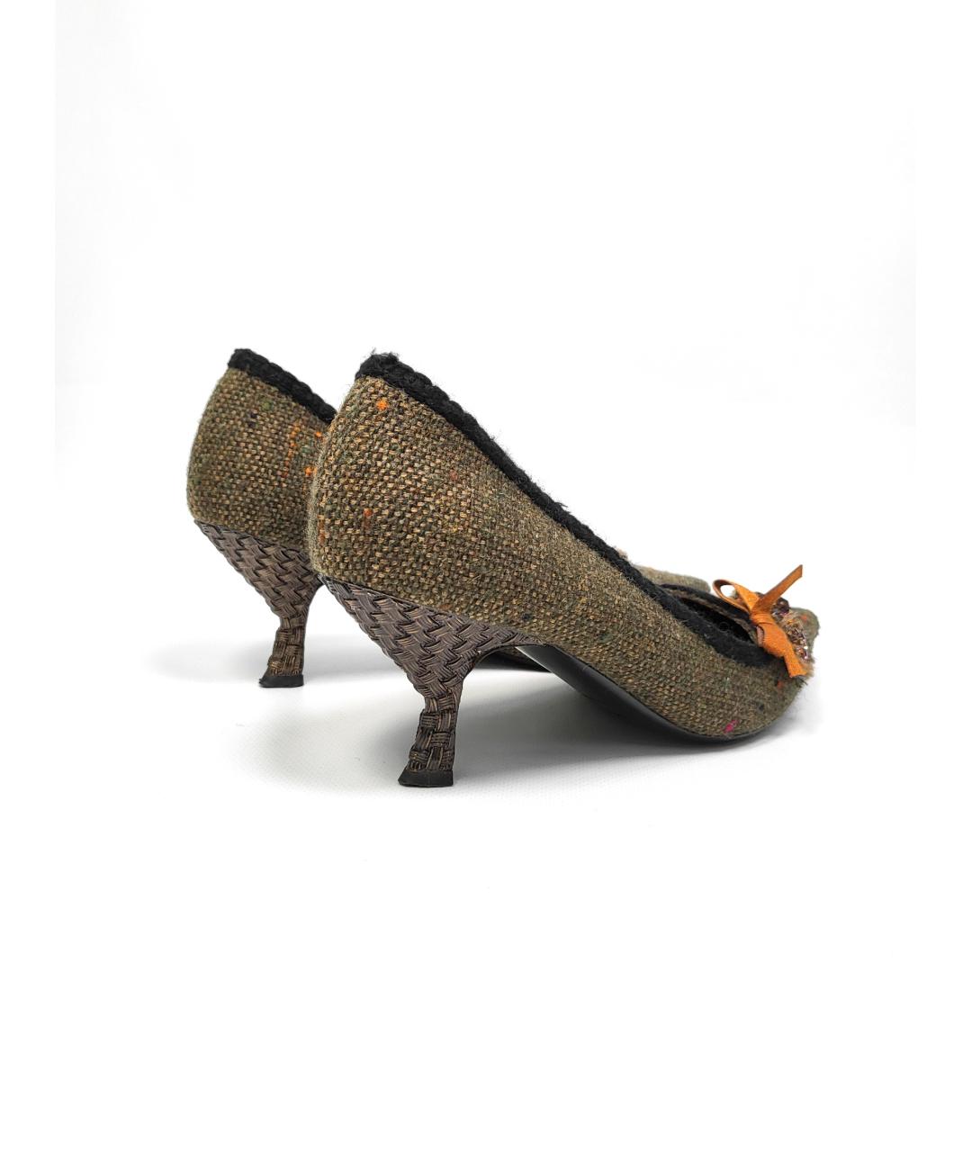 PRADA Зеленые туфли, фото 5