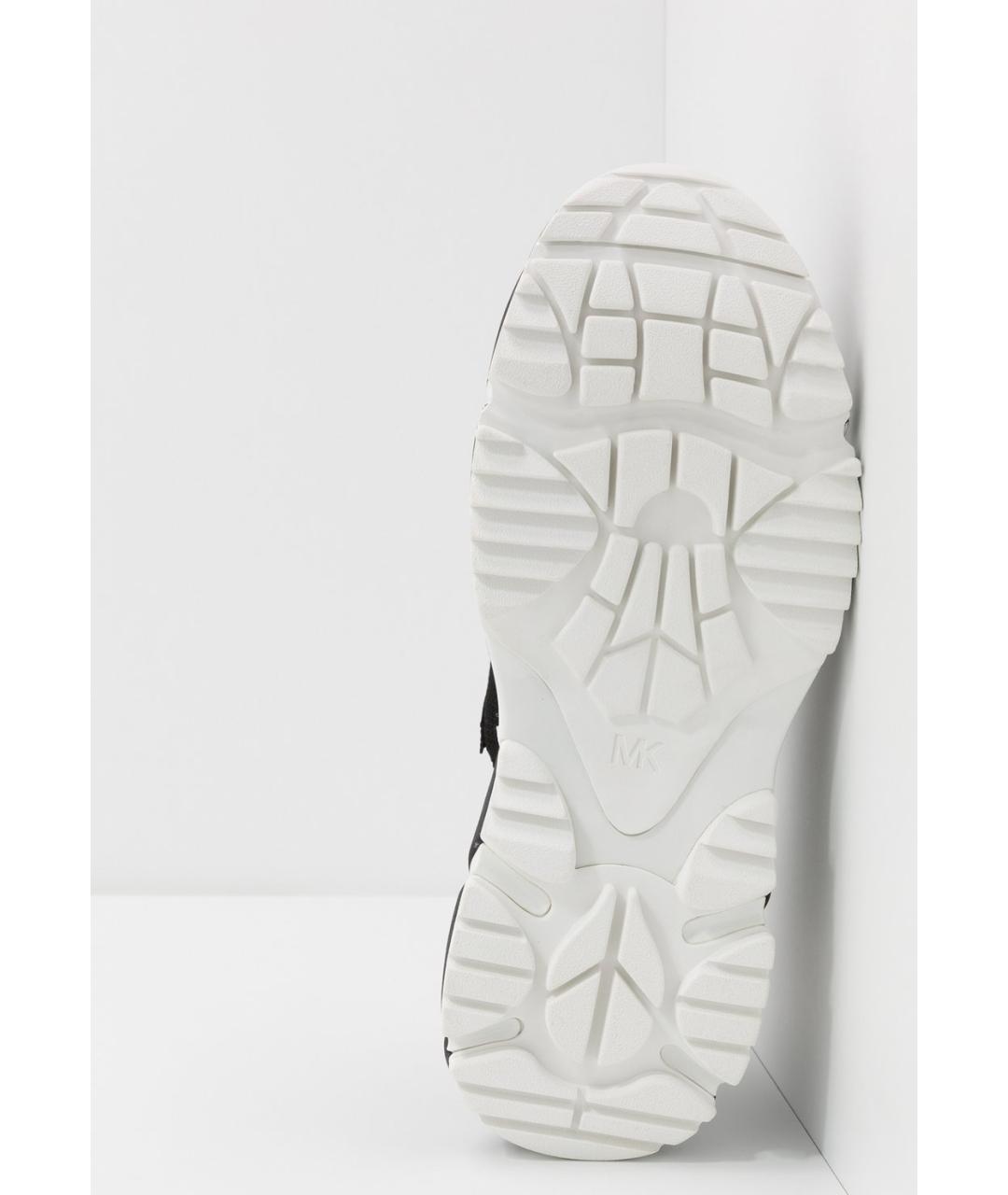MICHAEL KORS Белые кожаные низкие кроссовки / кеды, фото 6