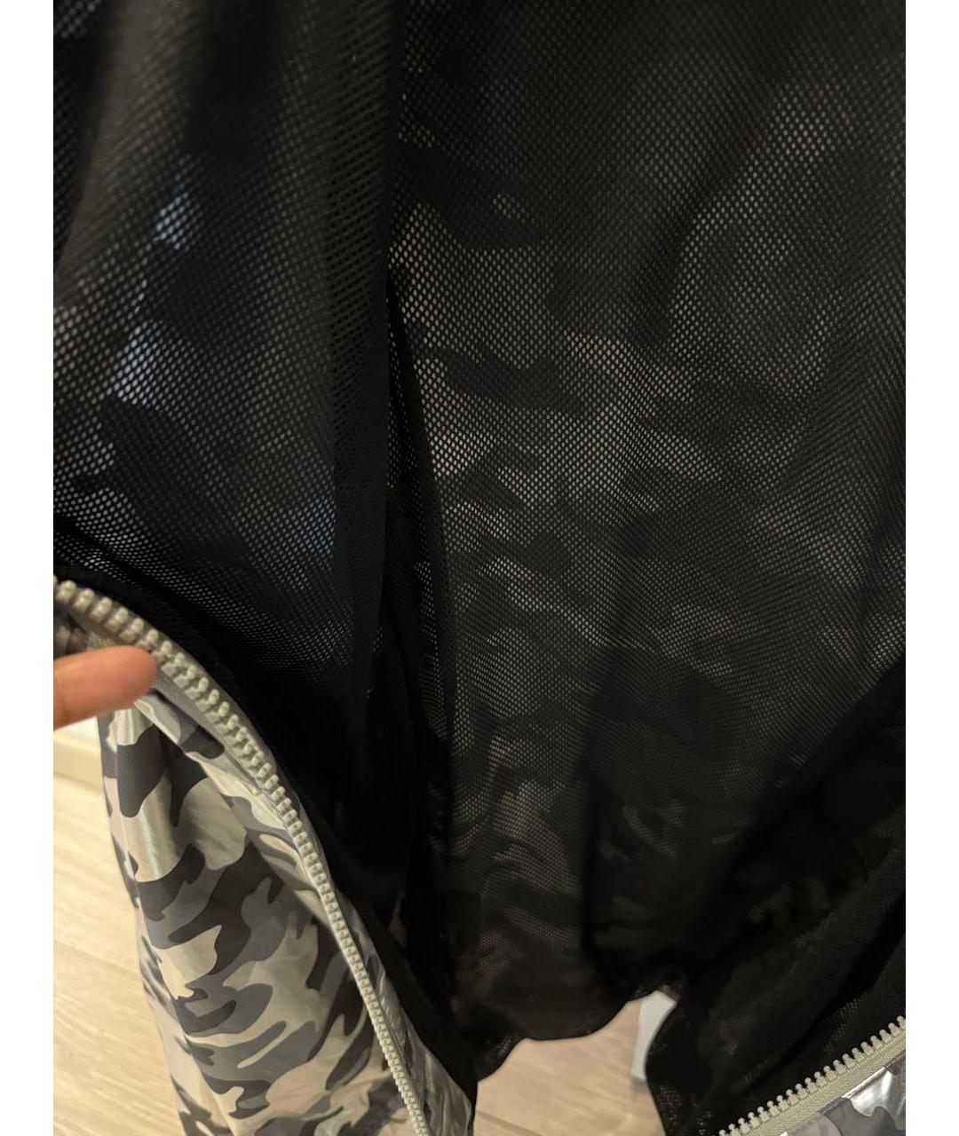 MICHAEL KORS Серебряная полиэстеровая куртка, фото 5