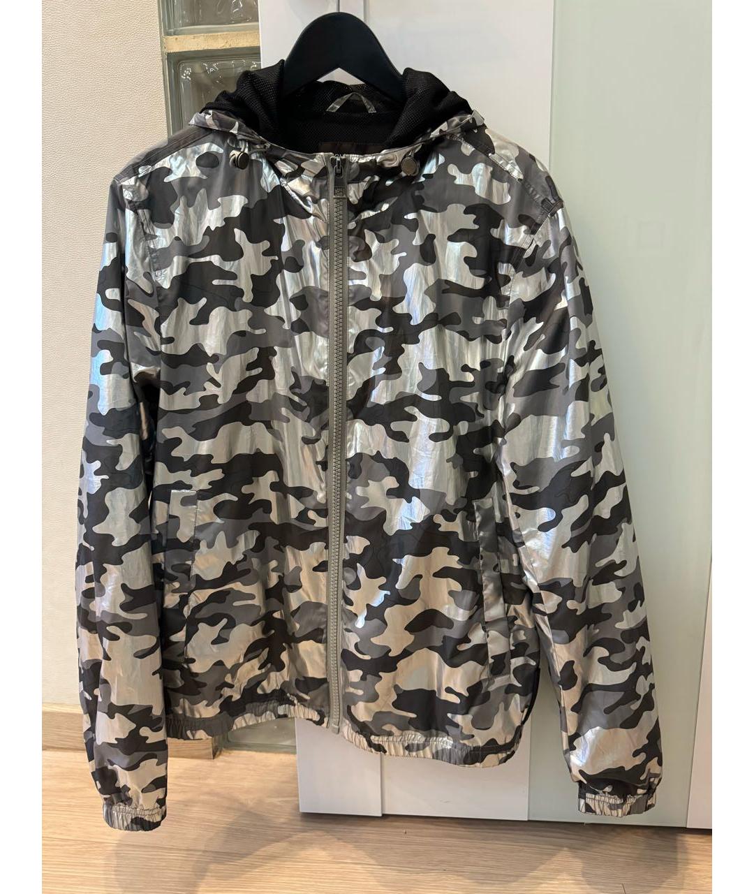 MICHAEL KORS Серебряная полиэстеровая куртка, фото 9