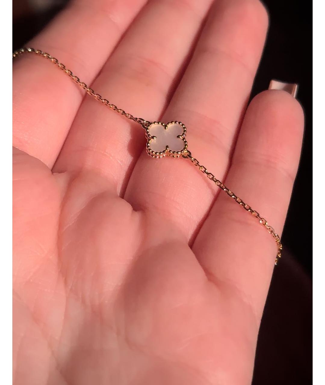 VAN CLEEF & ARPELS Бежевый браслет из желтого золота, фото 3