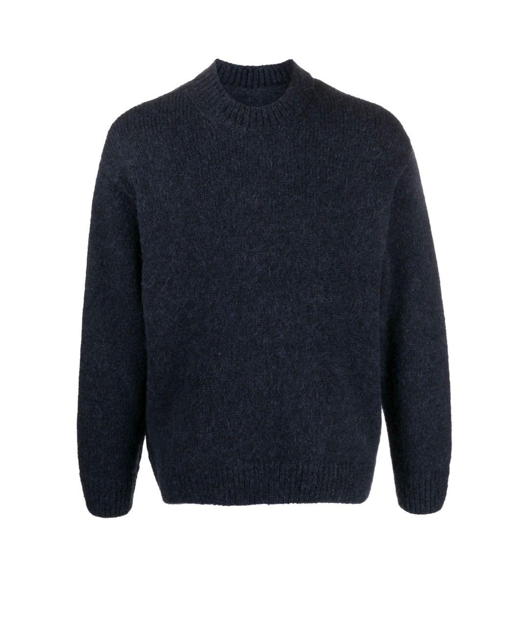 JACQUEMUS Темно-синий шерстяной джемпер / свитер, фото 1