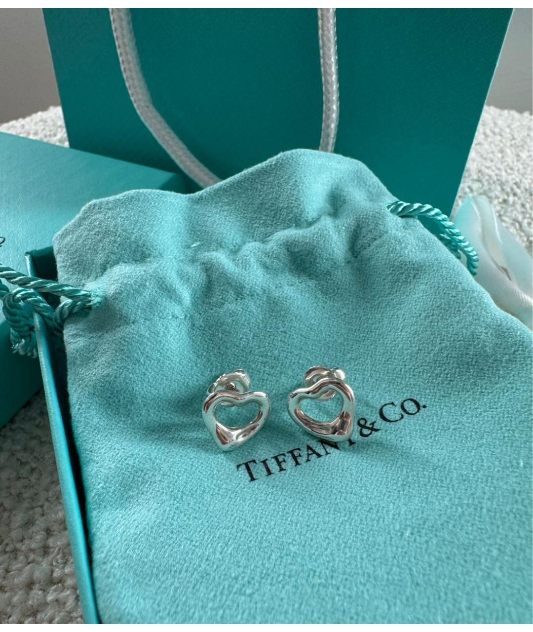 TIFFANY&CO Серебряные серебряные серьги, фото 7