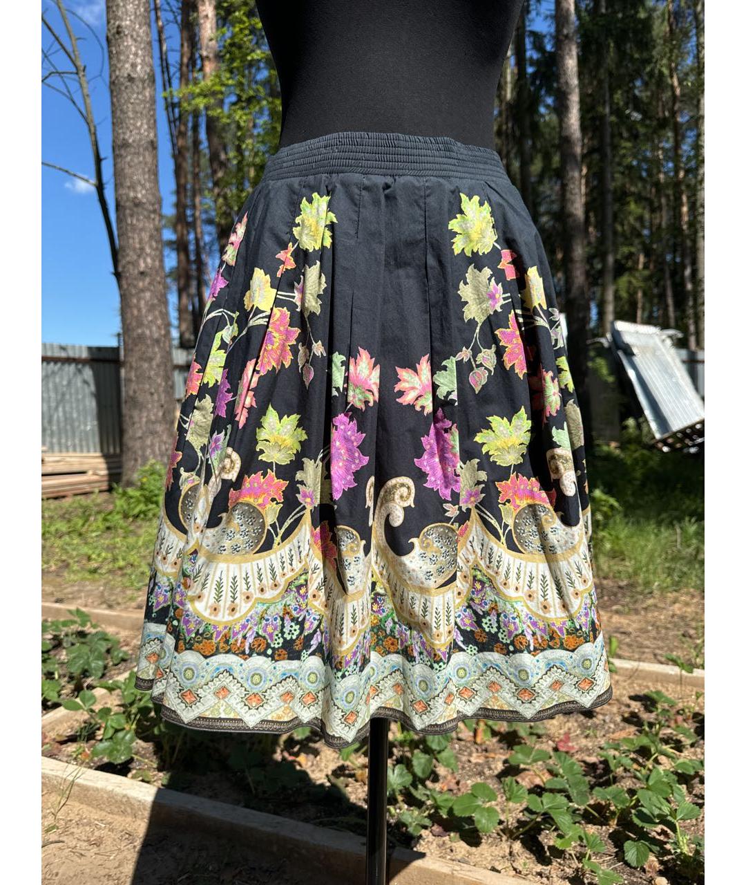 ETRO Мульти хлопковая юбка миди, фото 7