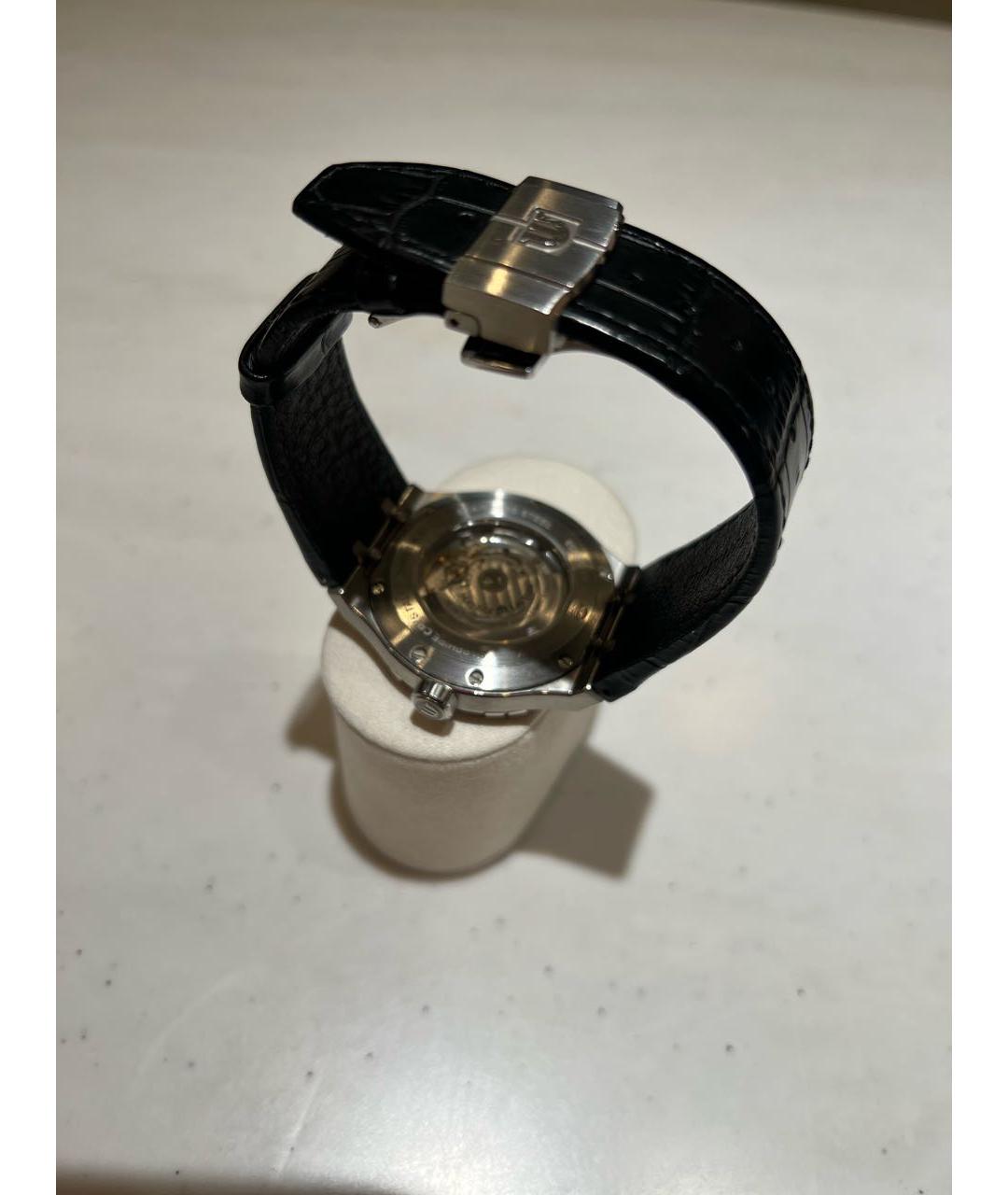 MAURICE LACROIX Черные стальные часы, фото 2