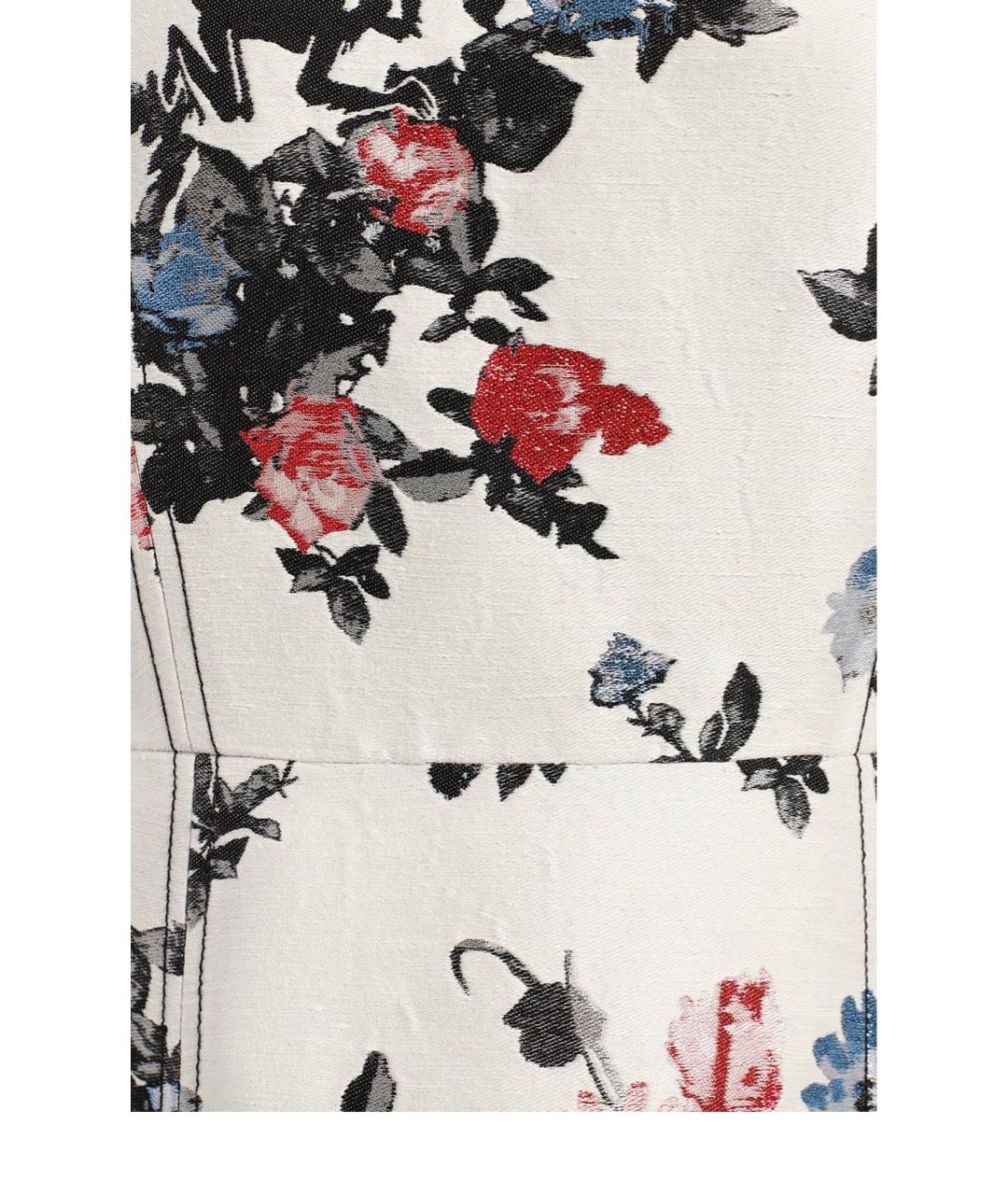 VALENTINO Мульти льняное повседневное платье, фото 3