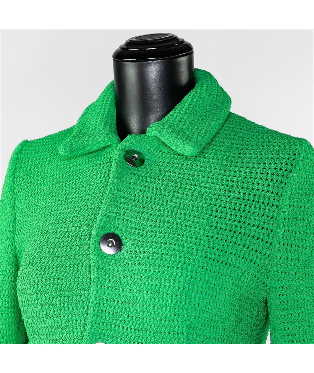 BOTTEGA VENETA Зеленый хлопковый жакет/пиджак, фото 2