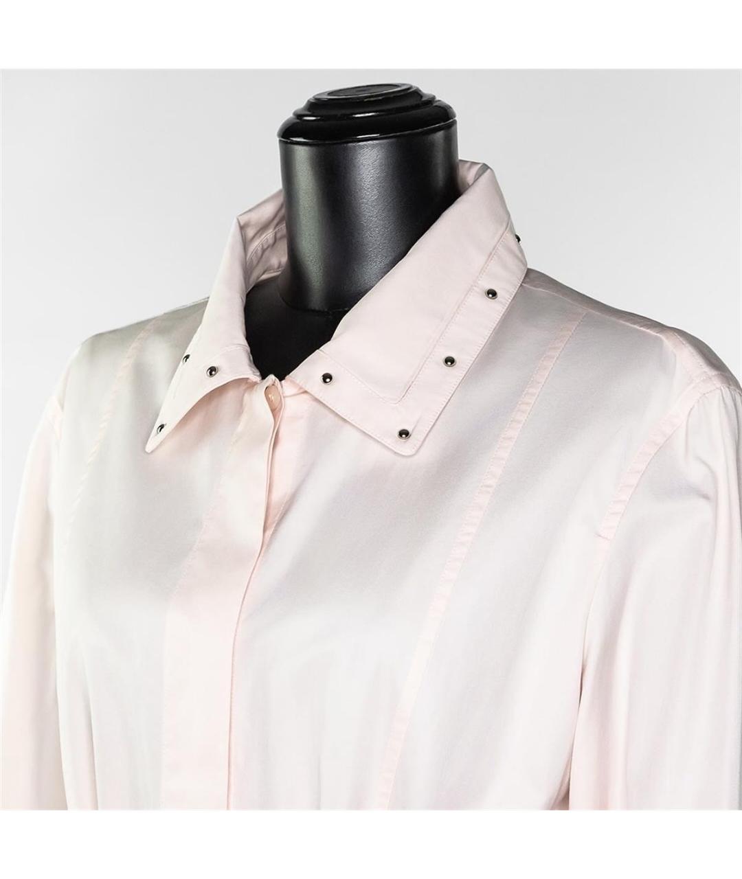 HERMES PRE-OWNED Розовая хлопковая рубашка, фото 2