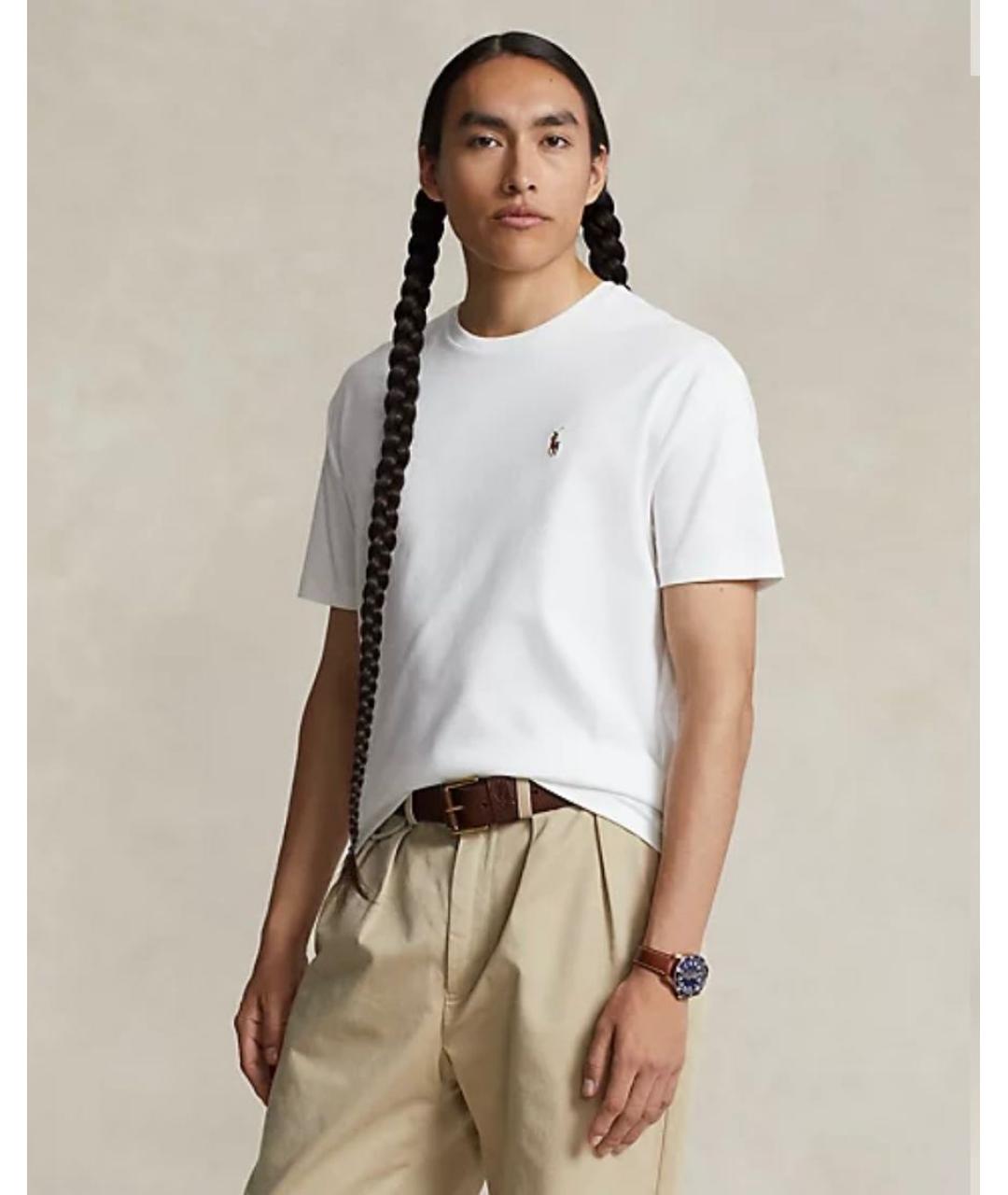 White mens ralph lauren t shirt hotsell