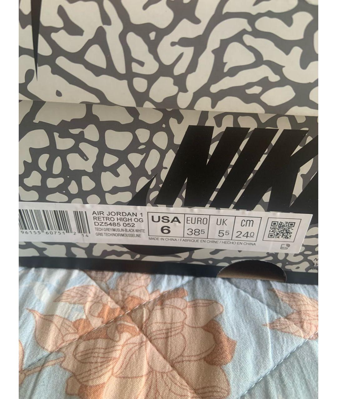 JORDAN Серые кроссовки, фото 8