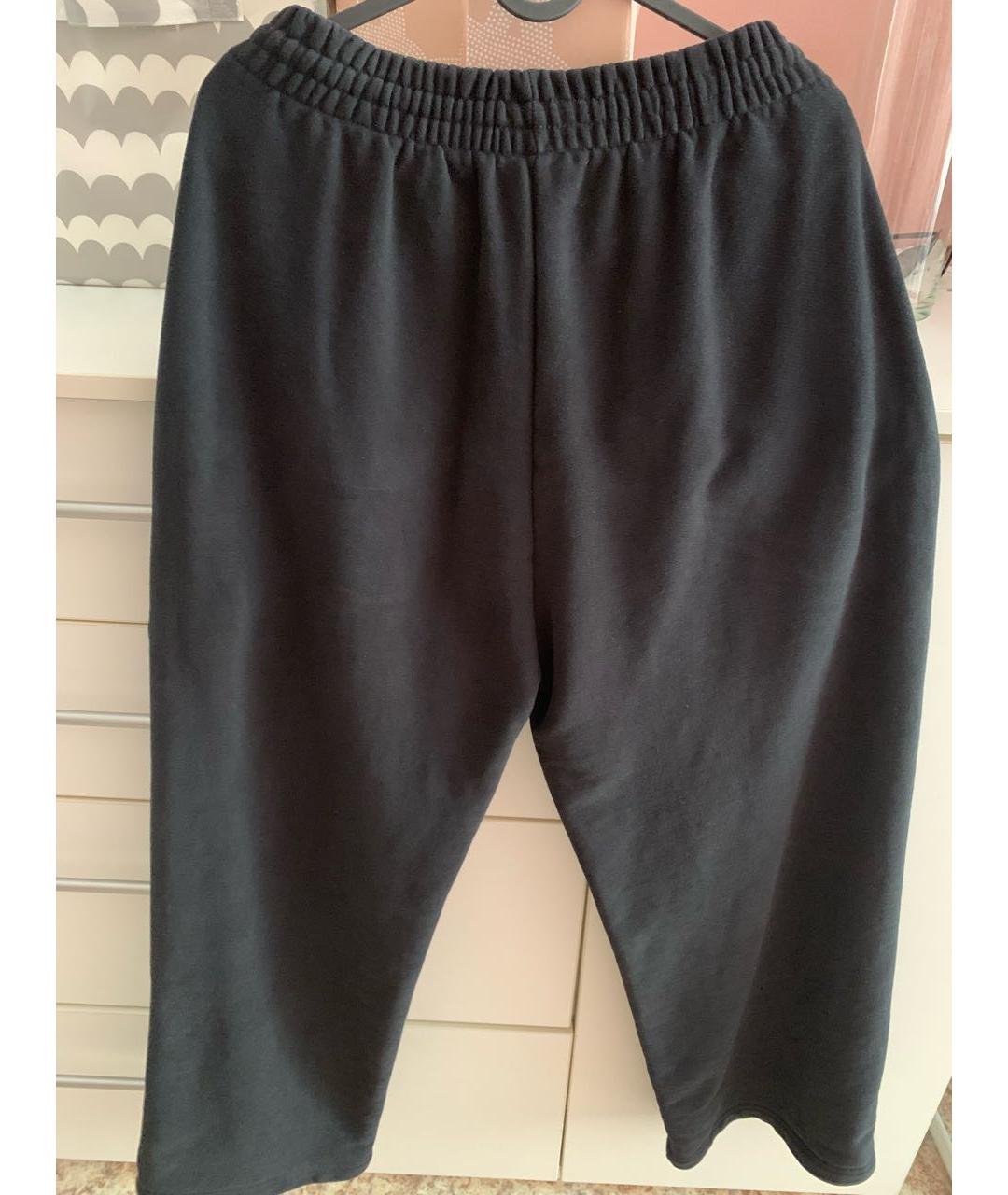 PLATA ROSA Черные хлопковые спортивные брюки и шорты, фото 2