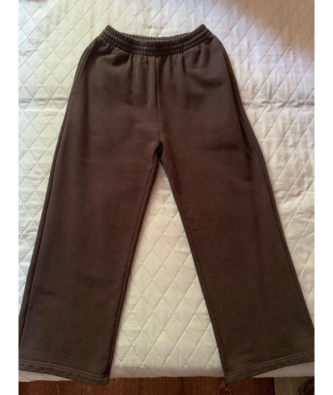 PLATA ROSA Черные хлопковые спортивные брюки и шорты, фото 4