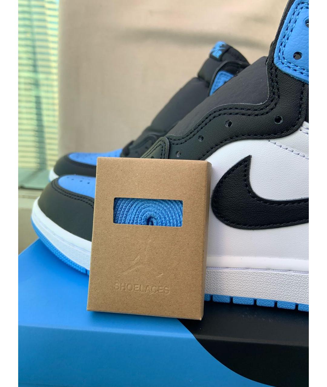 JORDAN Синие высокие кроссовки / кеды, фото 7